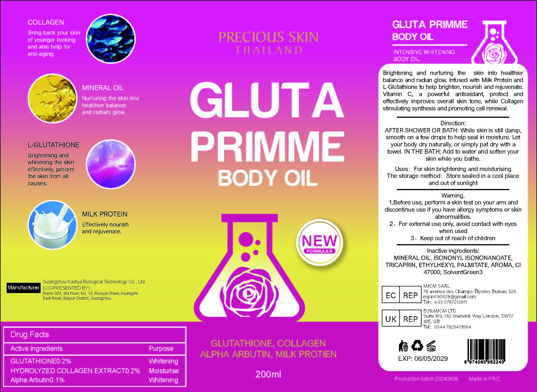 Gluta Primme Body